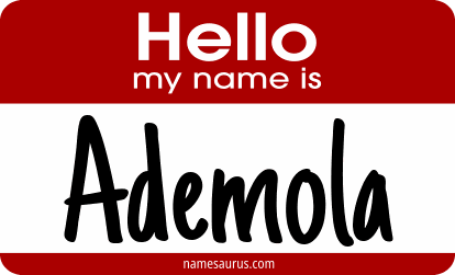 Hello my name is Ademola png download