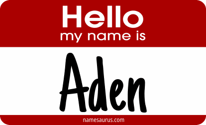 Hello my name is Aden png download