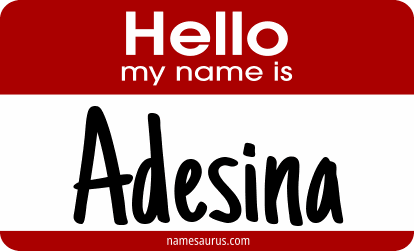 Hello my name is Adesina png download