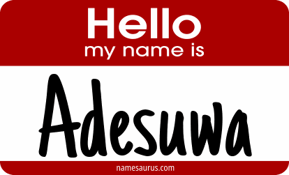 Hello my name is Adesuwa png download