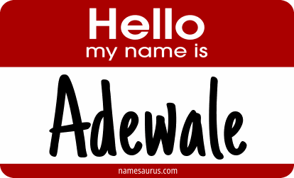 Hello my name is Adewale png download