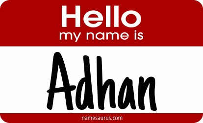 Hello my name is Adhan png download