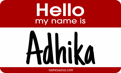 Hello my name is Adhika png download