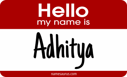 Hello my name is Adhitya png download