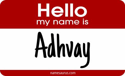 Hello my name is Adhvay png download