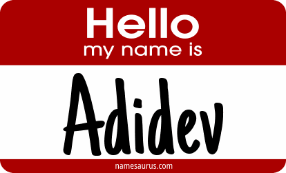 Hello my name is Adidev png download