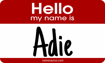 Hello my name is Adie png download