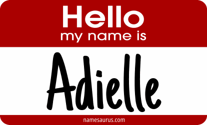 Hello my name is Adielle png download