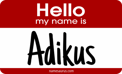 Hello my name is Adikus png download