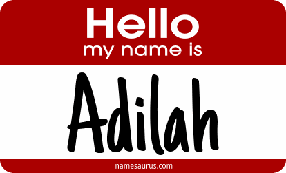 Hello my name is Adilah png download