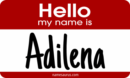 Hello my name is Adilena png download