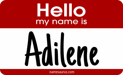 Hello my name is Adilene png download