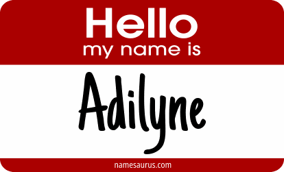 Hello my name is Adilyne png download