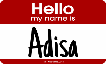 Hello my name is Adisa png download