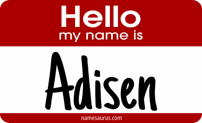 Hello my name is Adisen png download