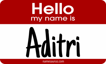 Hello my name is Aditri png download