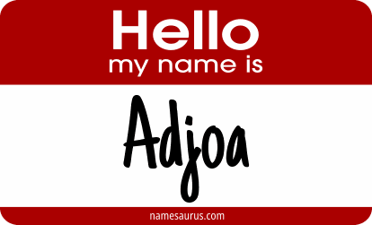Hello my name is Adjoa png download