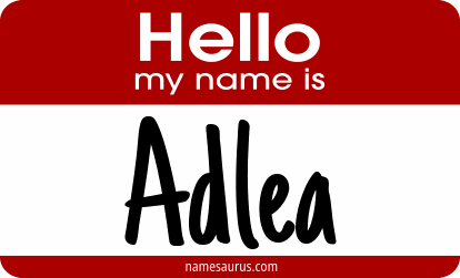 Hello my name is Adlea png download