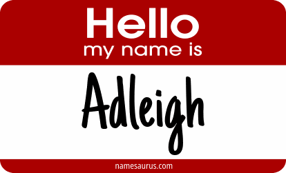 Hello my name is Adleigh png download