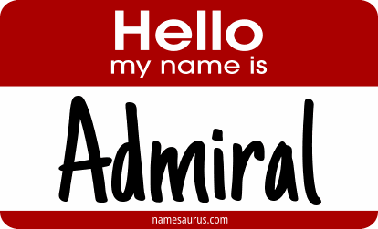 Hello my name is Admiral png download