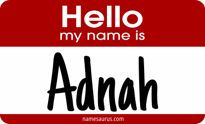Hello my name is Adnah png download