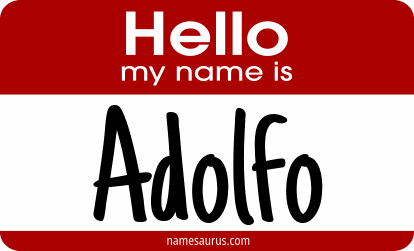 Hello my name is Adolfo png download