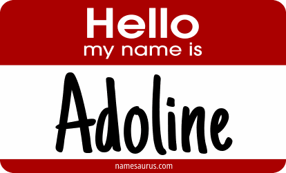 Hello my name is Adoline png download