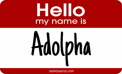 Hello my name is Adolpha png download