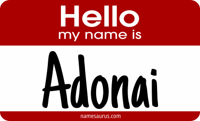 Hello my name is Adonai png download