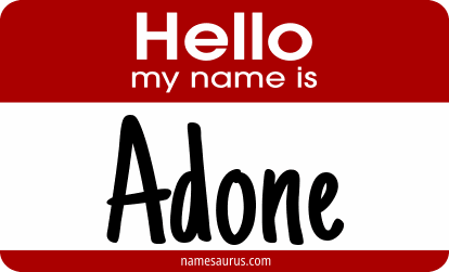 Hello my name is Adone png download