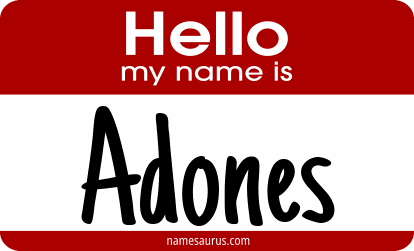 Hello my name is Adones png download