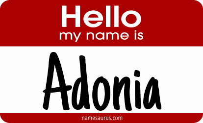 Hello my name is Adonia png download