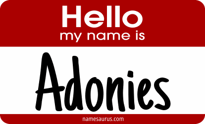 Hello my name is Adonies png download