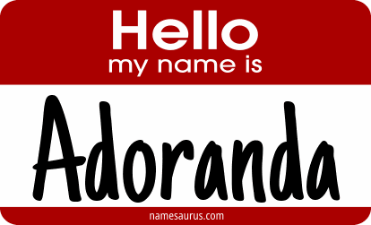 Hello my name is Adoranda png download