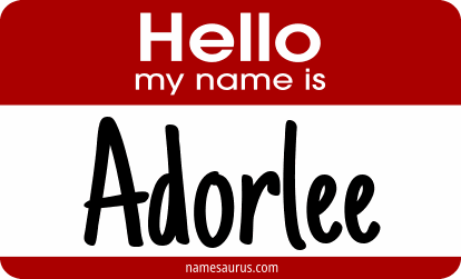 Hello my name is Adorlee png download