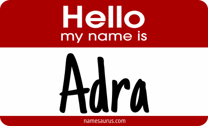 Hello my name is Adra png download