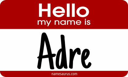 Hello my name is Adre png download