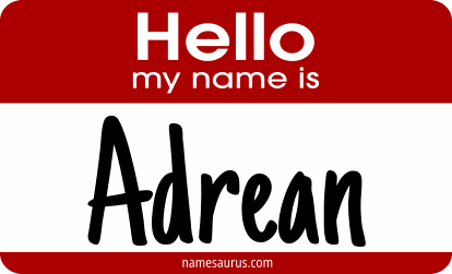 Hello my name is Adrean png download