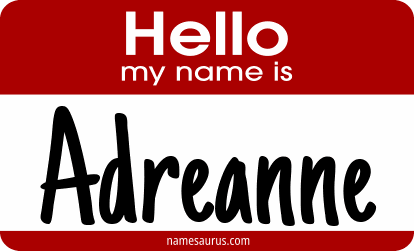 Hello my name is Adreanne png download