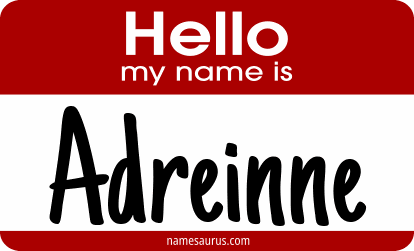Hello my name is Adreinne png download