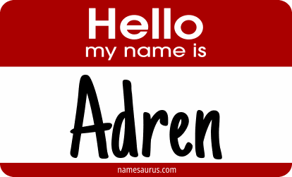 Hello my name is Adren png download