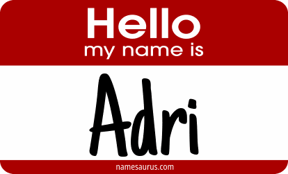 Hello my name is Adri png download