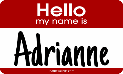 Hello my name is Adrianne png download