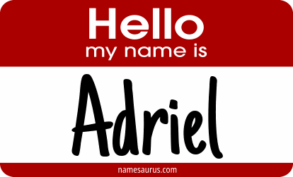 Hello my name is Adriel png download