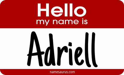 Hello my name is Adriell png download