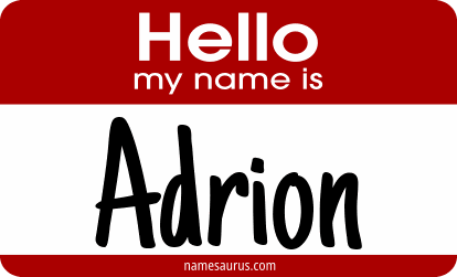 Hello my name is Adrion png download