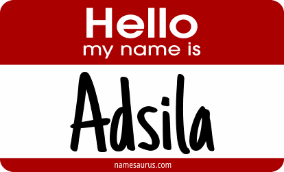 Hello my name is Adsila png download