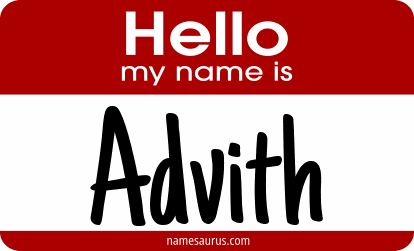 Hello my name is Advith png download