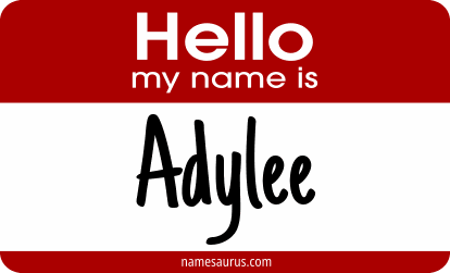 Hello my name is Adylee png download