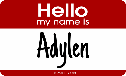 Hello my name is Adylen png download